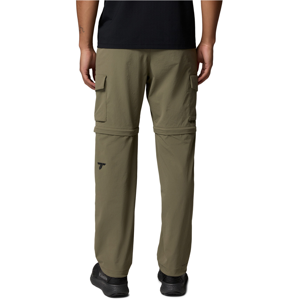 Columbia pantalón montaña hombre Silver Ridge Elite Convertible Pant vista trasera