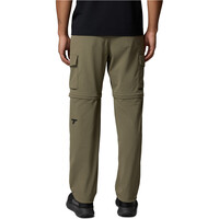Columbia pantalón montaña hombre Silver Ridge Elite Convertible Pant vista trasera