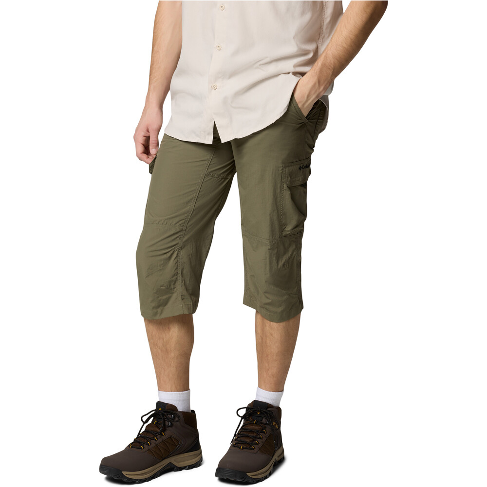 Columbia pantalón montaña hombre Silver Ridge II Capri vista detalle