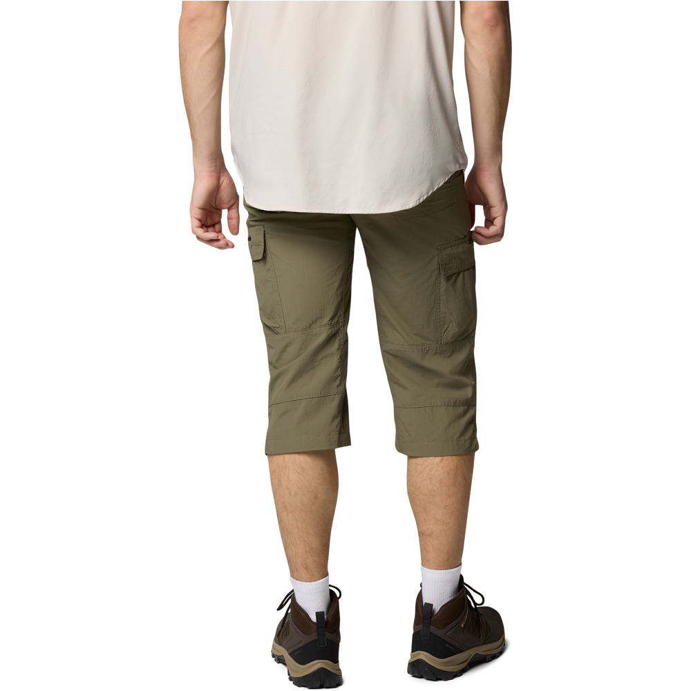 Columbia pantalón montaña hombre Silver Ridge II Capri vista trasera