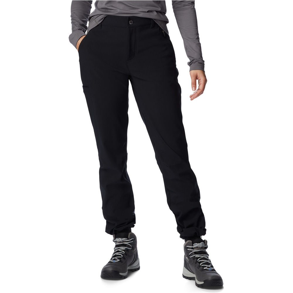 Columbia pantalón montaña mujer _1_Back Beauty Warm Softshell Pant vista frontal