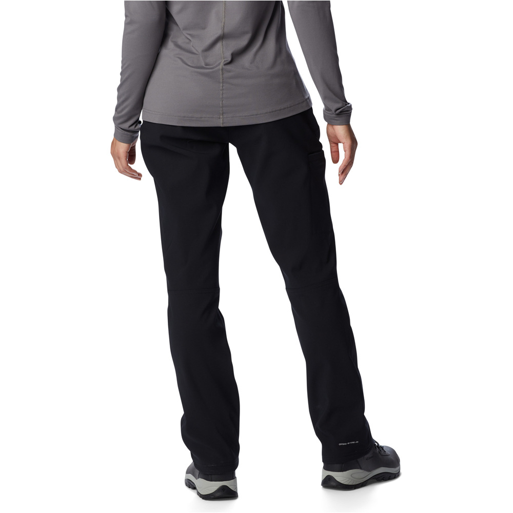 Columbia pantalón montaña mujer _1_Back Beauty Warm Softshell Pant vista trasera