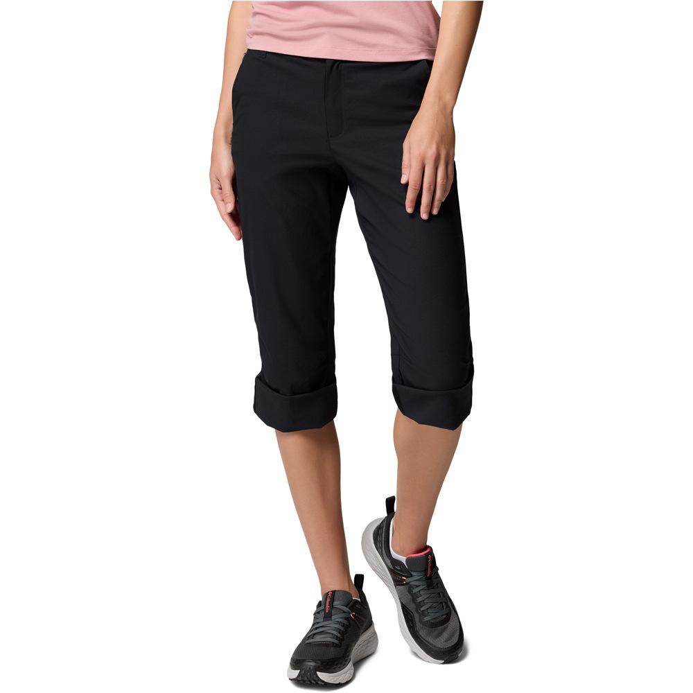 Columbia pantalón montaña mujer Leslie Falls Capri II 03