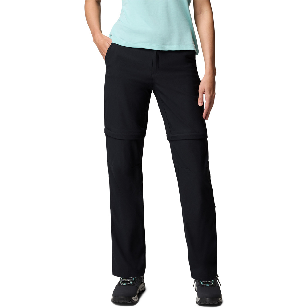 Columbia pantalón montaña mujer Leslie Falls Convertible Pant vista frontal