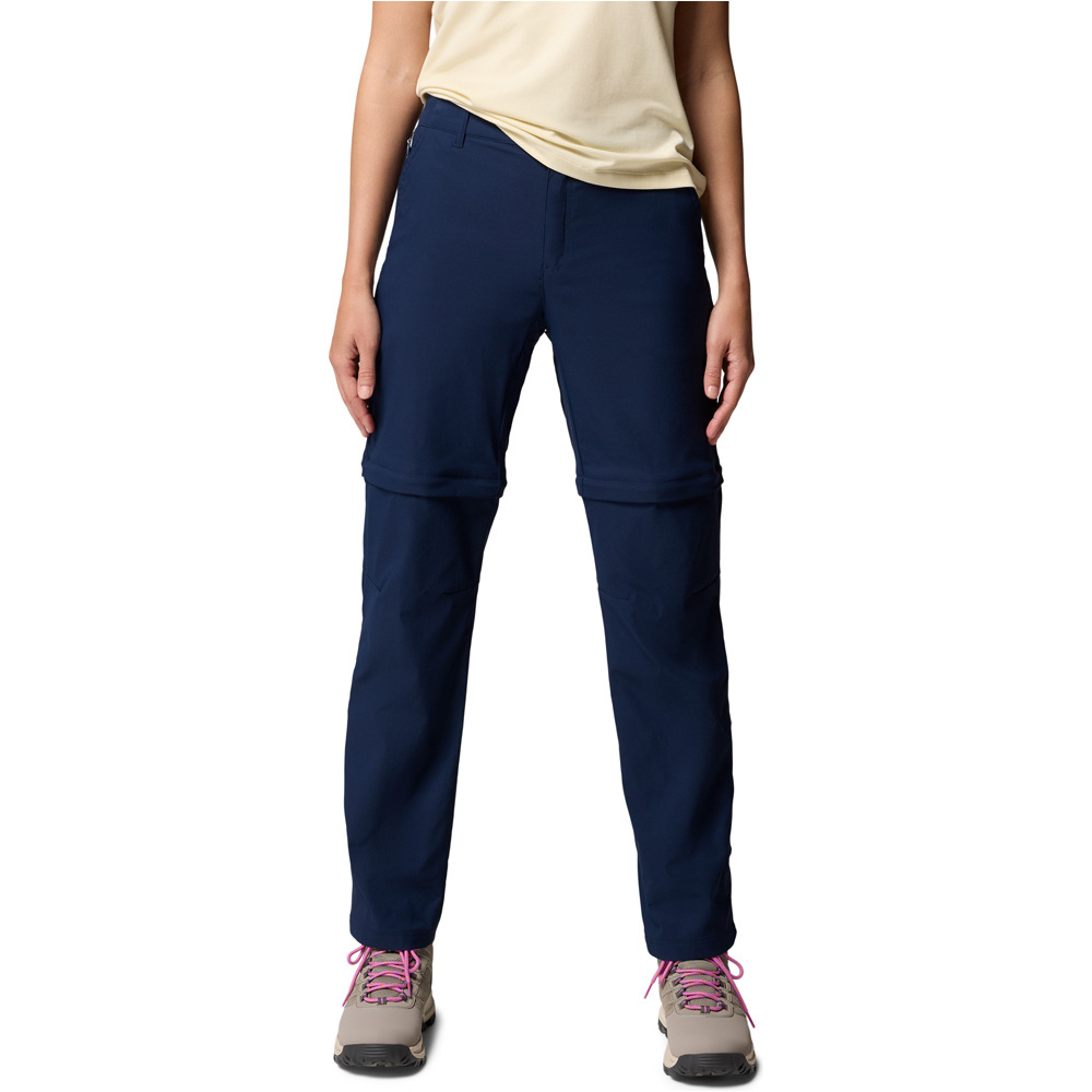 Columbia pantalón montaña mujer Leslie Falls Convertible Pant vista frontal