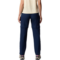 Columbia pantalón montaña mujer Leslie Falls Convertible Pant vista trasera