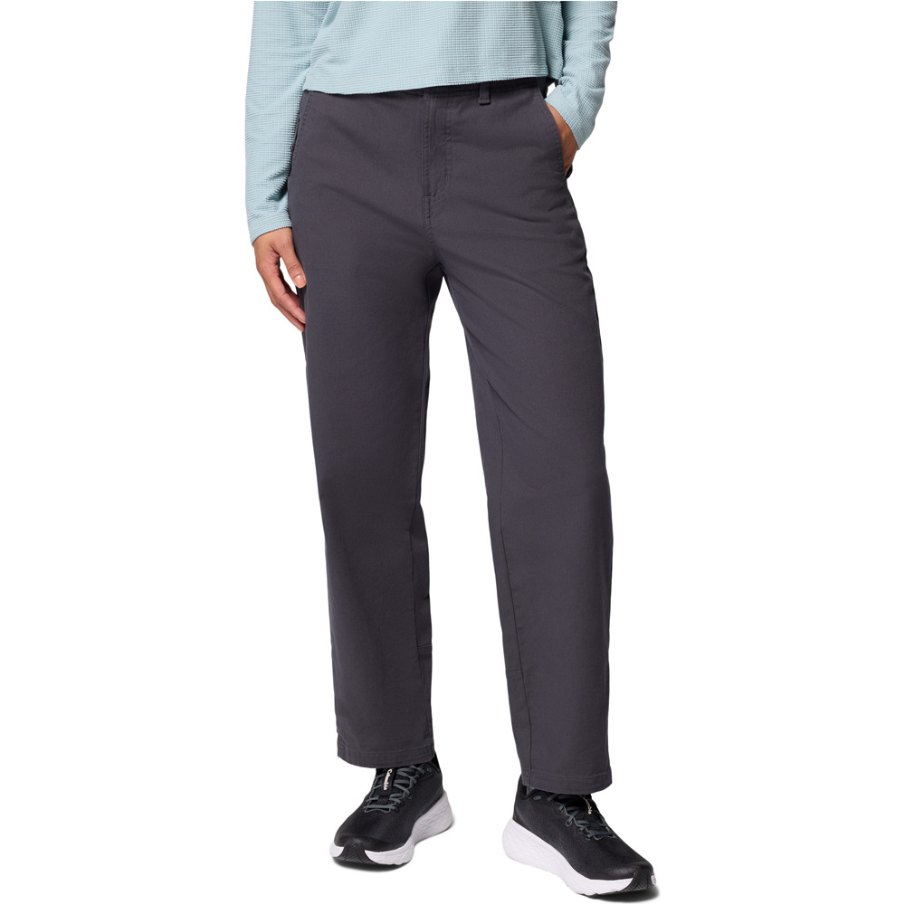 Columbia pantalón montaña mujer ROC Straight Leg Pant vista frontal