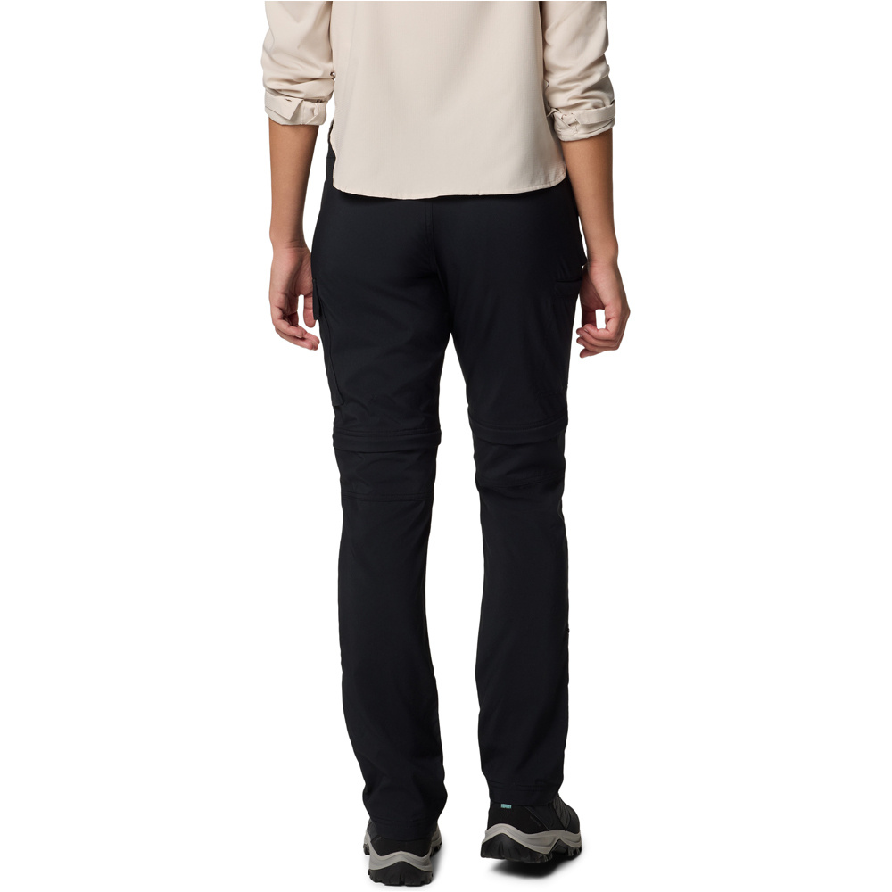 Columbia pantalón montaña mujer Silver Ridge Utility Convertible Pant vista trasera