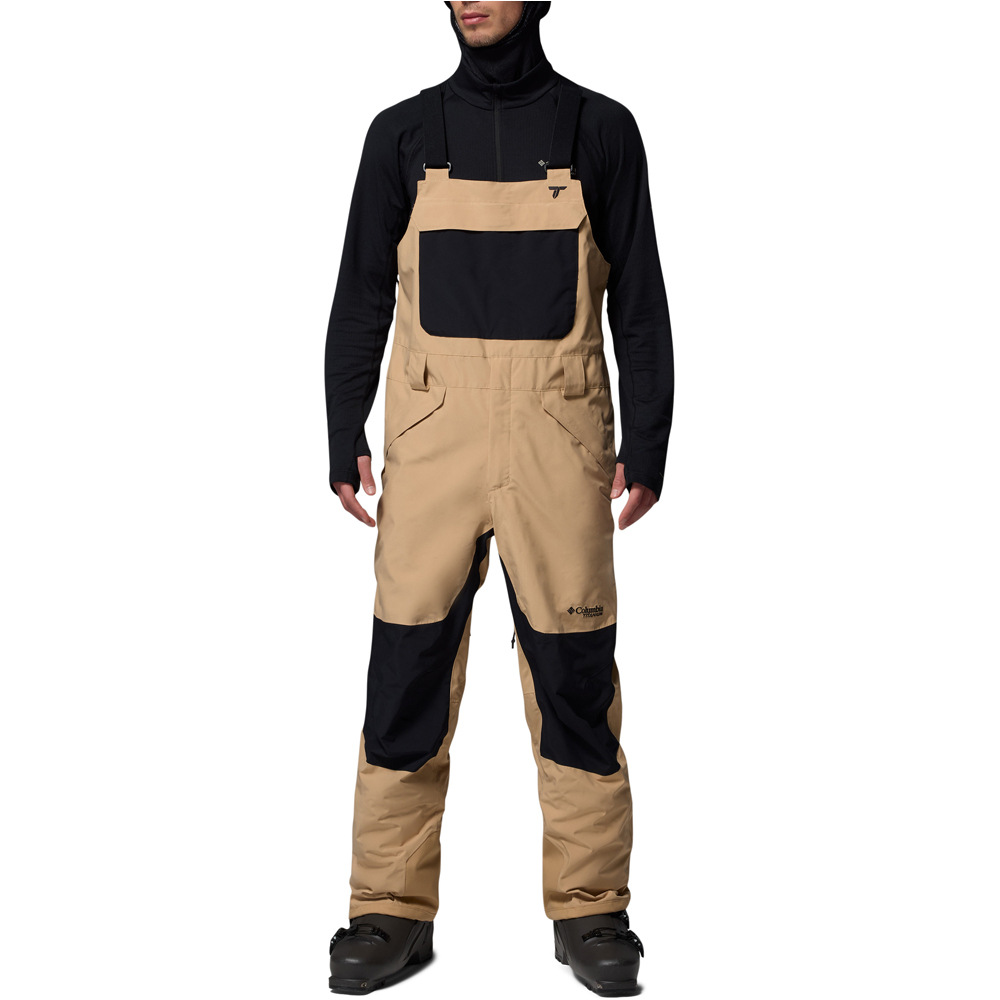 Columbia pantalones esquí hombre Winter District Bib vista frontal