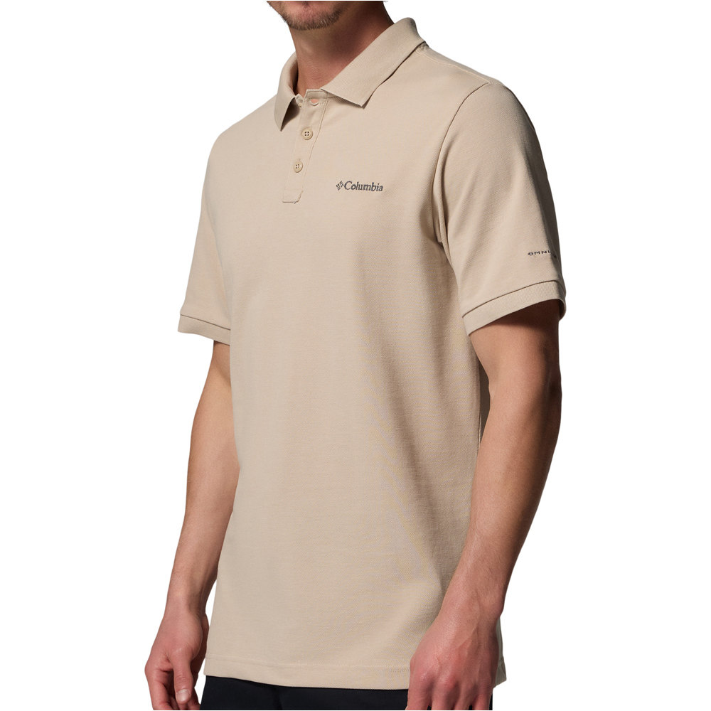 Columbia polo manga corta hombre Carter Ridge Pique Polo vista detalle