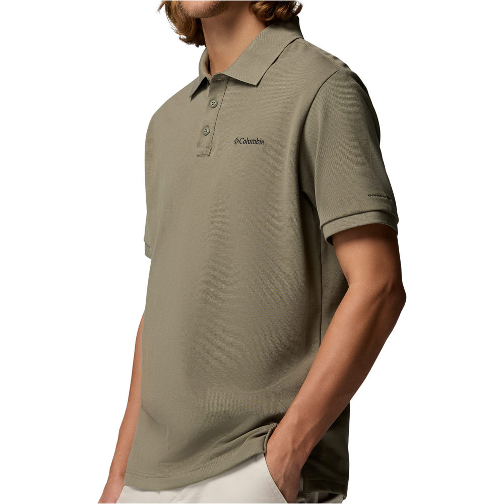 Columbia polo manga corta hombre Carter Ridge Pique Polo vista detalle
