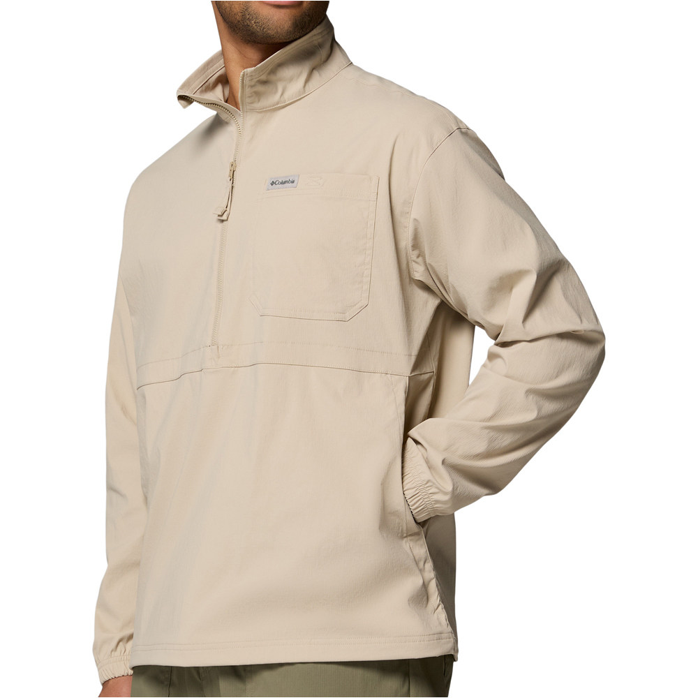 Columbia Sudaderas Montaña Hombre Landroamer Half Zip Overshirt vista detalle