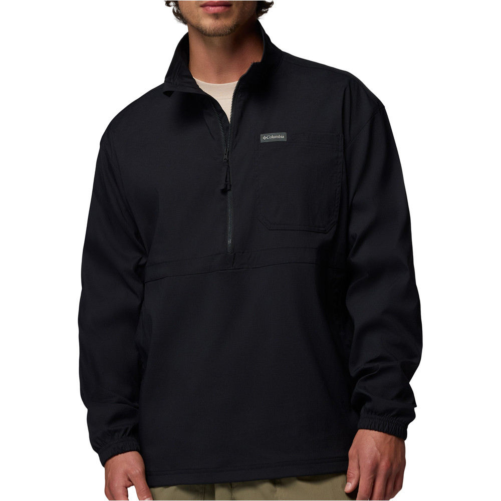 Columbia Sudaderas Montaña Hombre Landroamer Half Zip Overshirt vista frontal