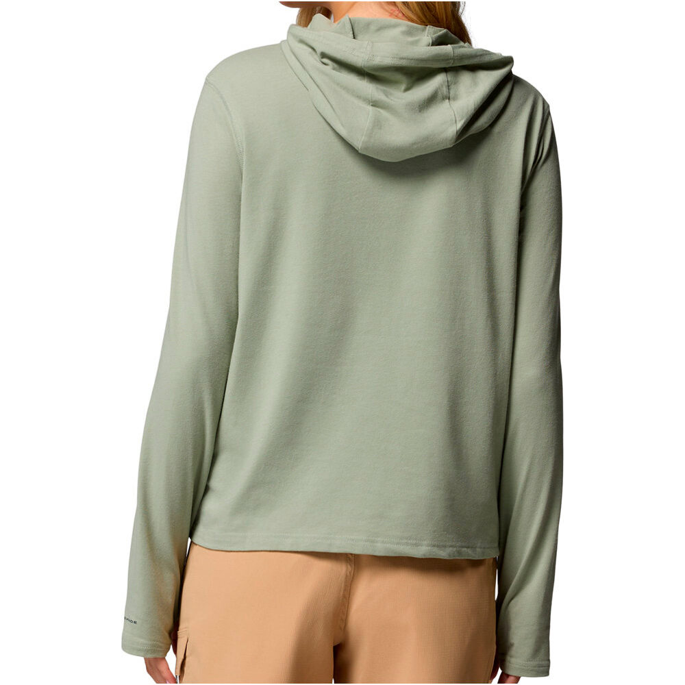 Columbia Sudaderas Montaña Mujer W EU Sun Trek  LS Hoodie vista trasera