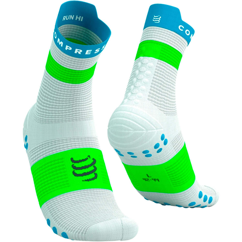 Compressport calcetines running PRO RACING SOCKS V4.0 RUN HIGH vista frontal