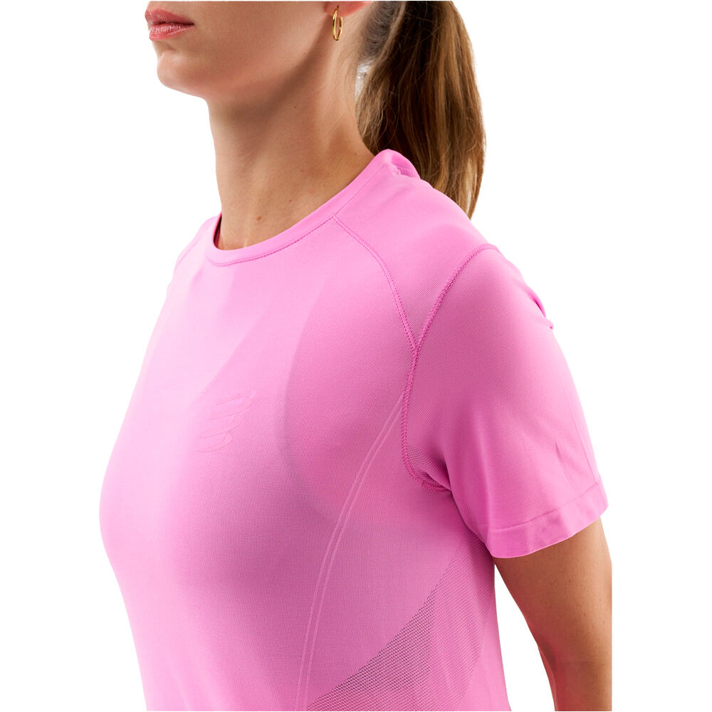 Compressport camiseta entrenamiento manga corta mujer PERFORMANCE SS TSHIRT W vista detalle
