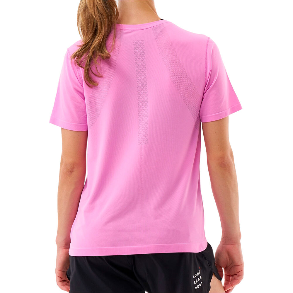 Compressport camiseta entrenamiento manga corta mujer PERFORMANCE SS TSHIRT W vista trasera