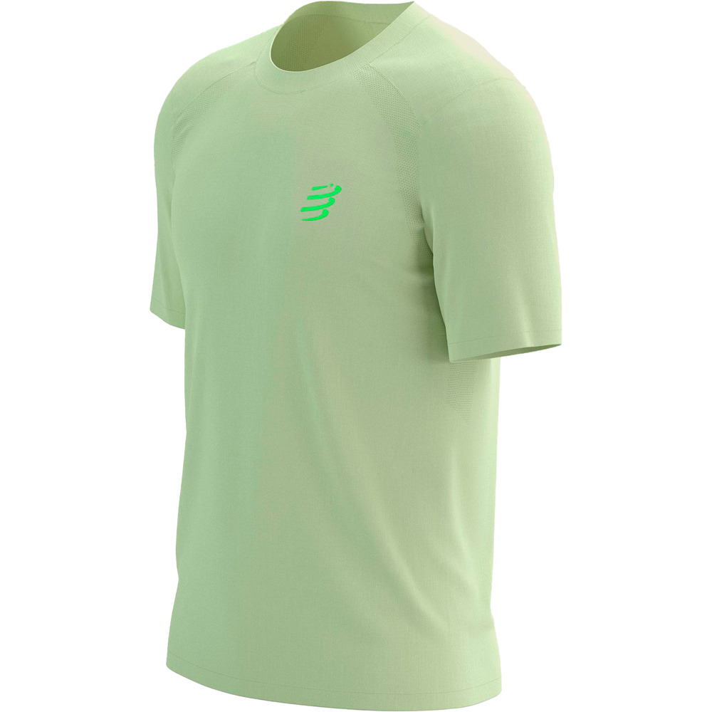 Compressport camisetas trail running manga corta hombre PERFORMANCE SS TSHIRT M vista detalle