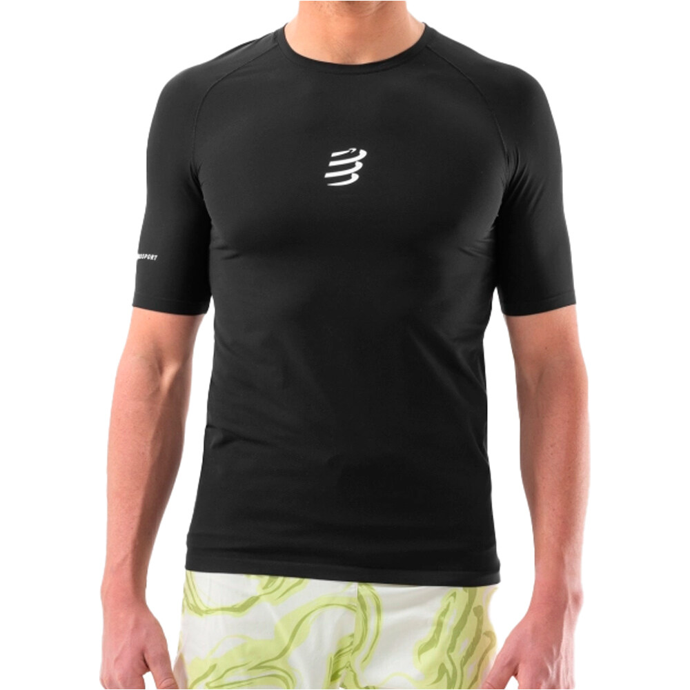 Compressport camisetas trail running manga corta hombre TRAIL RACING SS TSHIRT M vista frontal