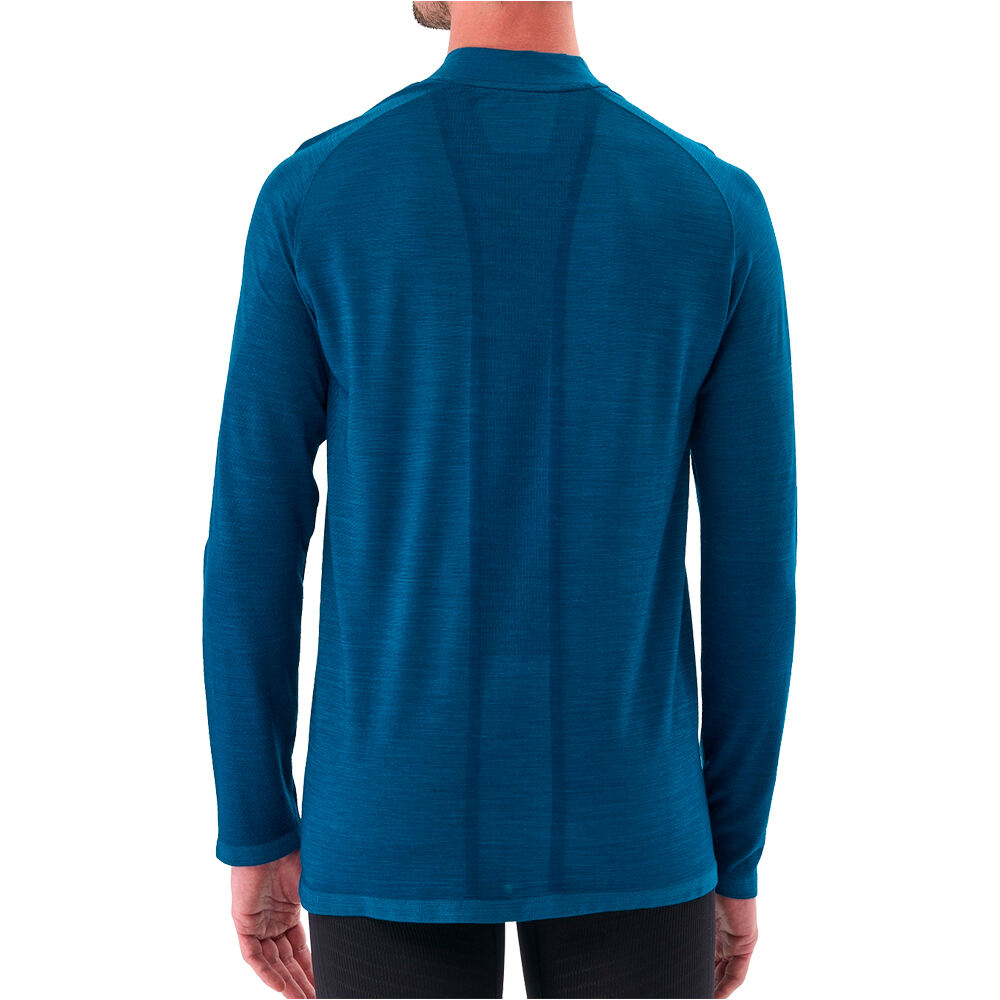 Compressport camisetas trail running manga larga hombre TRAIL HZ LS TSHIRT M vista trasera