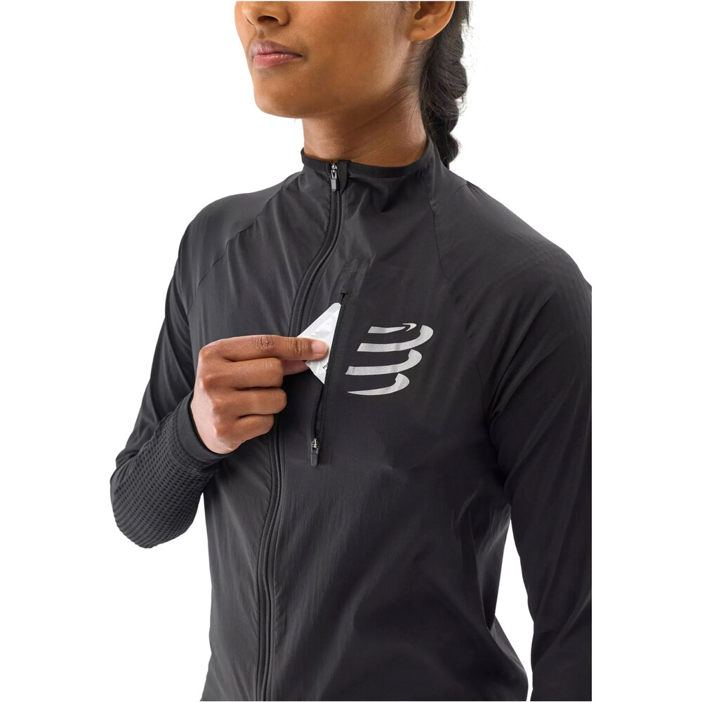 Compressport CHAQUETA TRAIL RUNNING MUJER Hurricane Windproof Jacket W 03