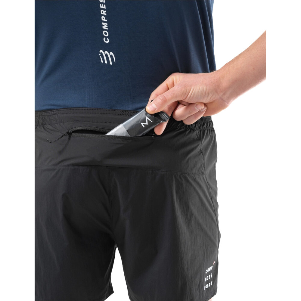 Compressport pantalón running hombre PERFORMANCE SHORT M vista detalle