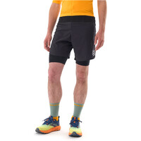 Compressport pantalón running hombre TRAIL RACING 2-IN-1 SHORT M vista frontal