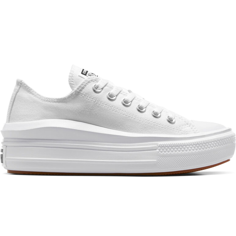 Converse zapatilla moda mujer CHUCK TAYLOR ALL STAR MOVE PLATFORM lateral exterior