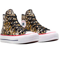 Converse zapatilla moda mujer WOMEN'S CONVERSE CHUCK TAYLOR ALL STAR LIFT PLATFORM LEOPARD lateral interior