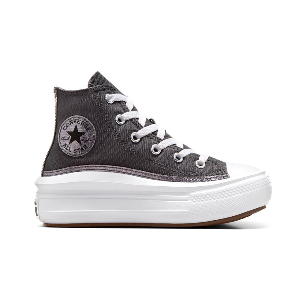 Converse zapatilla moda niño CHUCK TAYLOR ALL STAR MOVE GLITTER lateral exterior