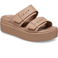Crocs zueco mujer Brooklyn Buckle Low Wedge W lateral interior