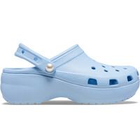 Crocs zueco mujer Classic Platform Pearl Clog W lateral exterior
