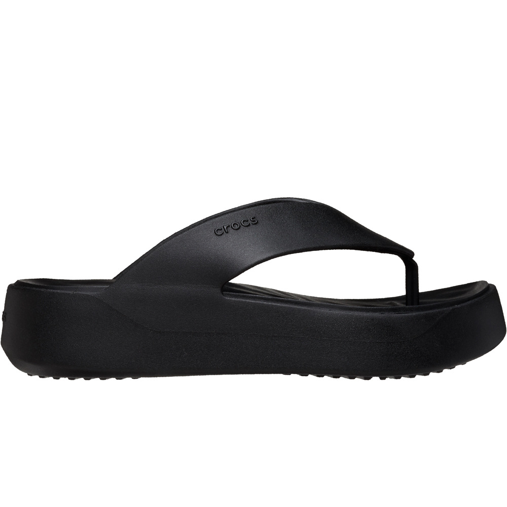 Crocs zueco mujer Getaway Platform Flip W lateral exterior