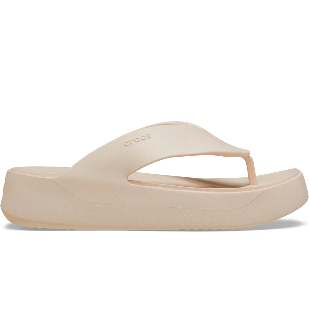 Crocs zueco mujer Getaway Platform Flip W lateral exterior