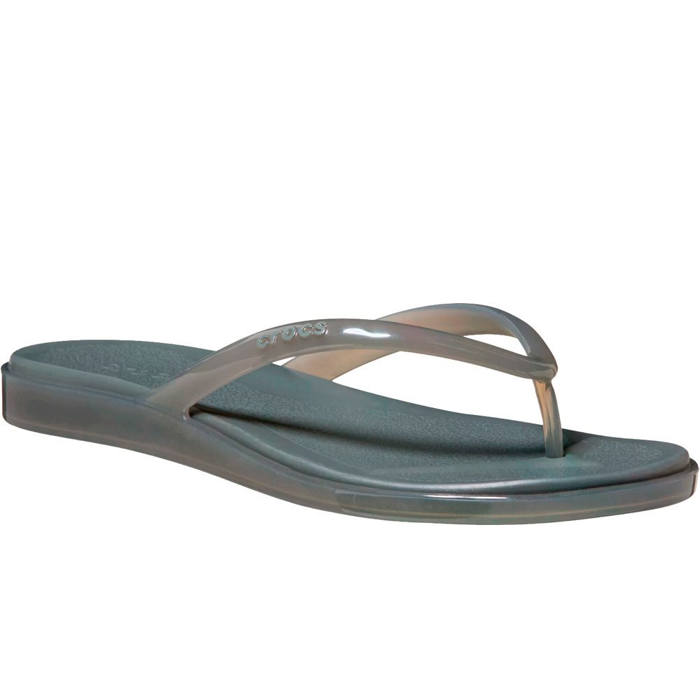 Crocs zueco mujer Miami Round Toe Flip W lateral interior