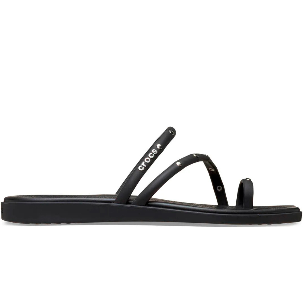 Crocs zueco mujer Miami Studded Toe Loop Sandal W lateral exterior