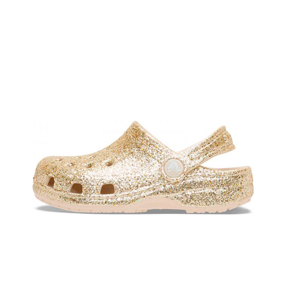 Crocs zueco niño Classic Chunky Glitter Clog K puntera