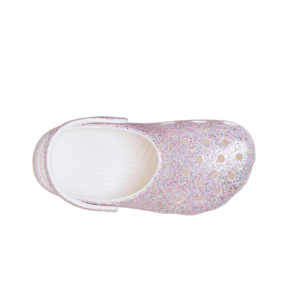 Crocs zueco niño Classic Fantasy Glitter Clog K lateral interior