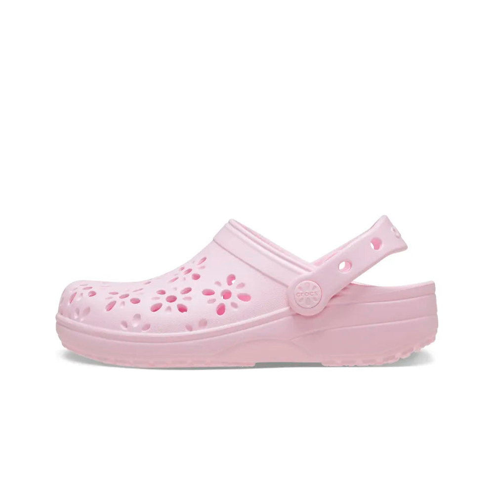 Crocs zueco niño Classic Floral Cut Out Clog K puntera