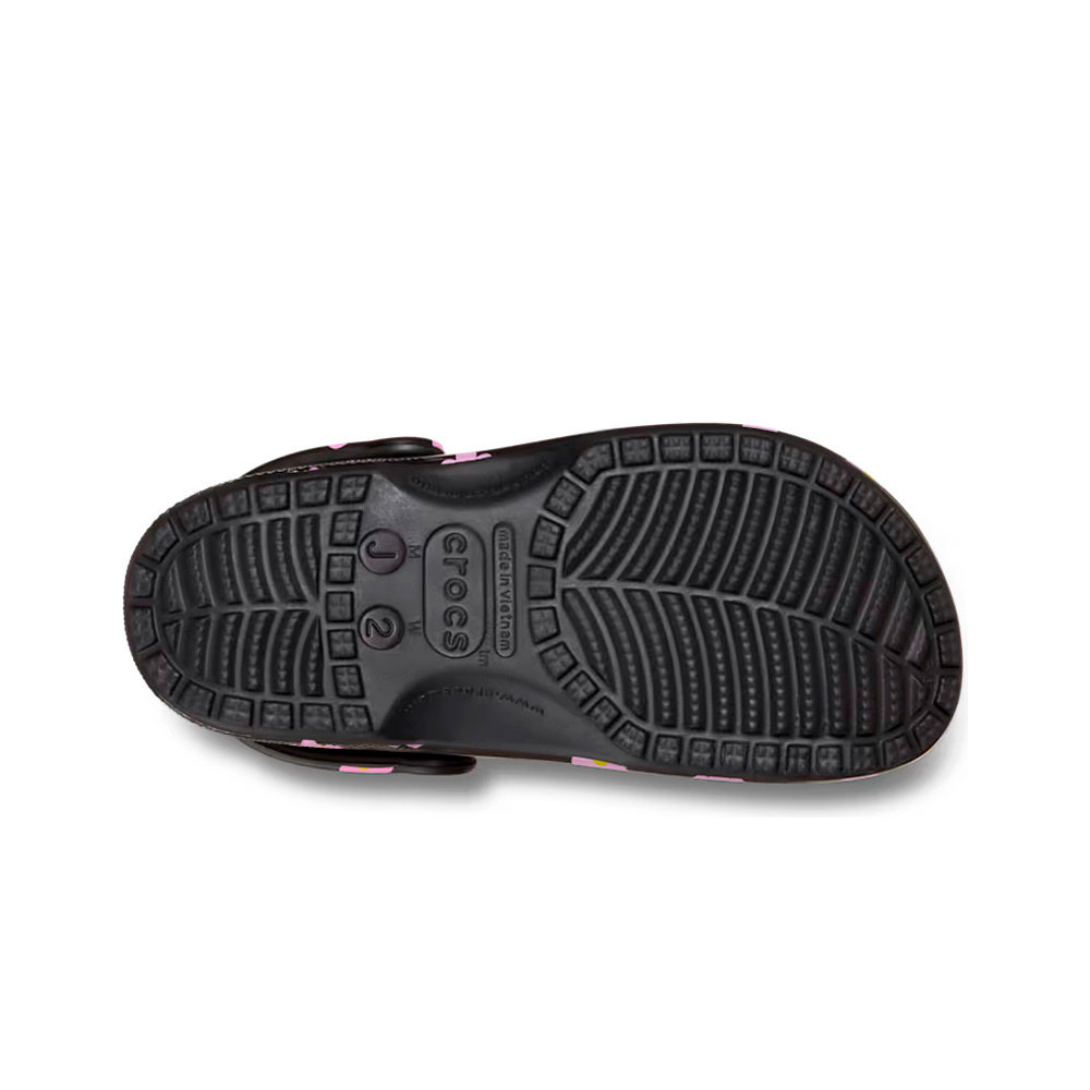 Crocs zueco niño Classic Flower Clog K vista trasera