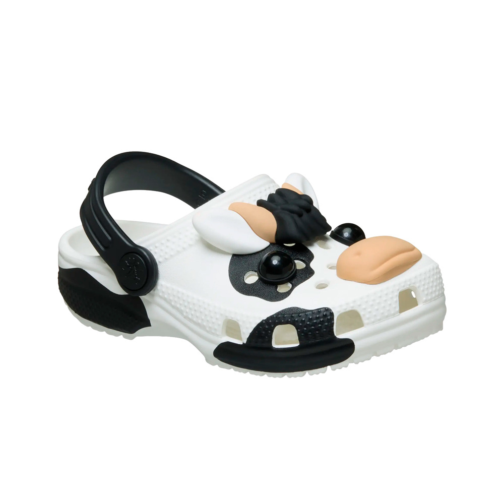 Crocs zueco niño Classic IAM Cow Clog T lateral interior
