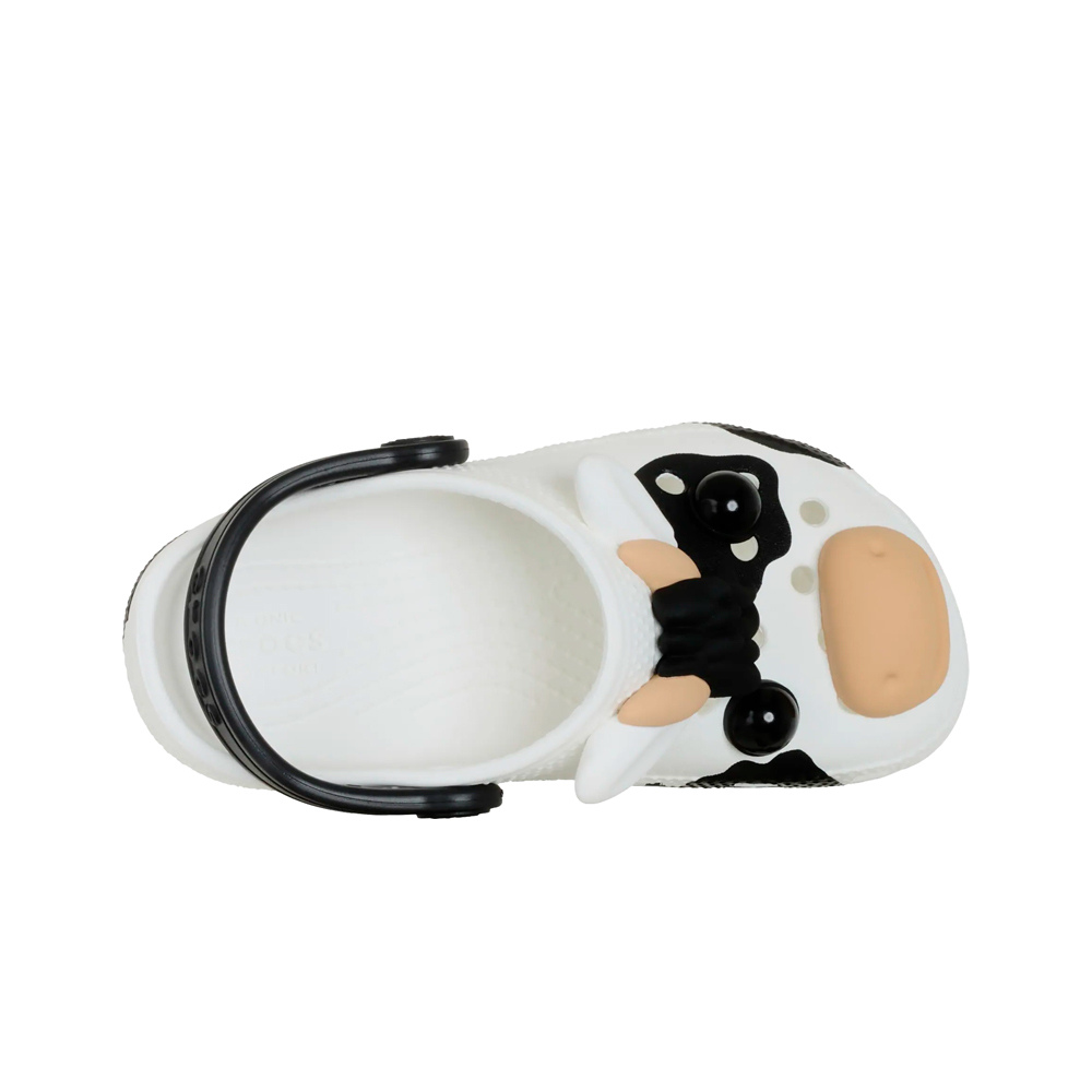 Crocs zueco niño Classic IAM Cow Clog T vista superior