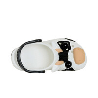 Crocs zueco niño Classic IAM Cow Clog T vista superior
