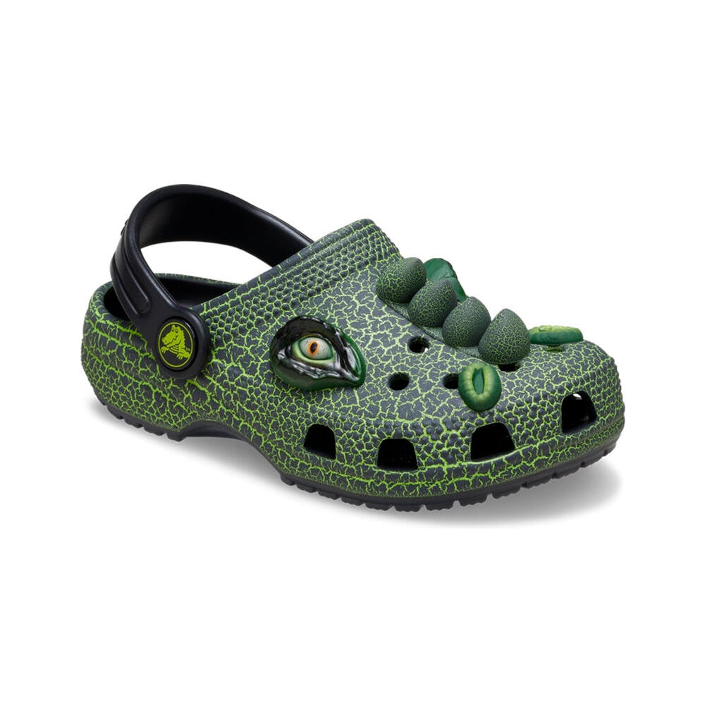 Crocs zueco niño Classic IAM Scary Dino Clog T lateral interior