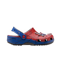 Crocs zueco niño Spider Man Web Classic Clog K lateral exterior