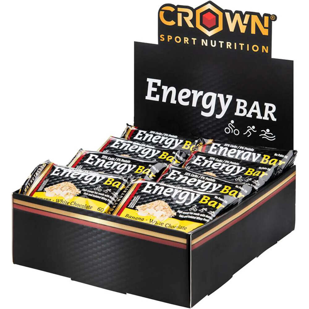 Crown Sport Nutrition barritas energéticas Energy Bar vista frontal