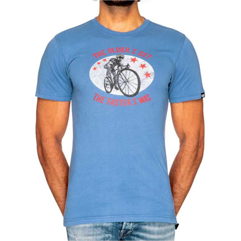 Cycology camiseta ciclismo hombre The Faster I was vista frontal