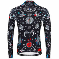 Cycology maillot manga larga hombre Tattoo Men's Winter Long Sleeve Jersey vista frontal