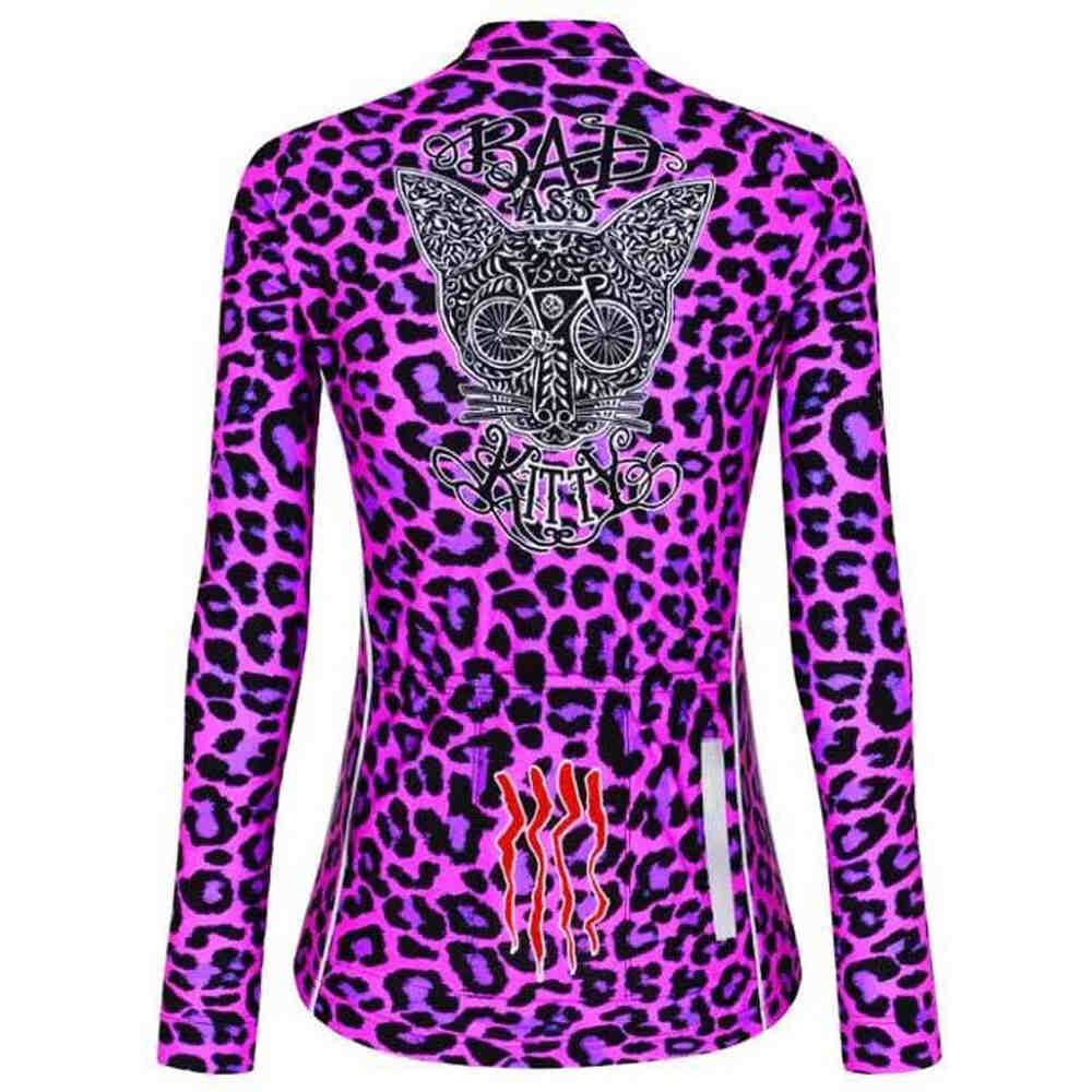 Cycology maillot manga larga mujer Kitty Women's Long Sleeve Jersey vista trasera
