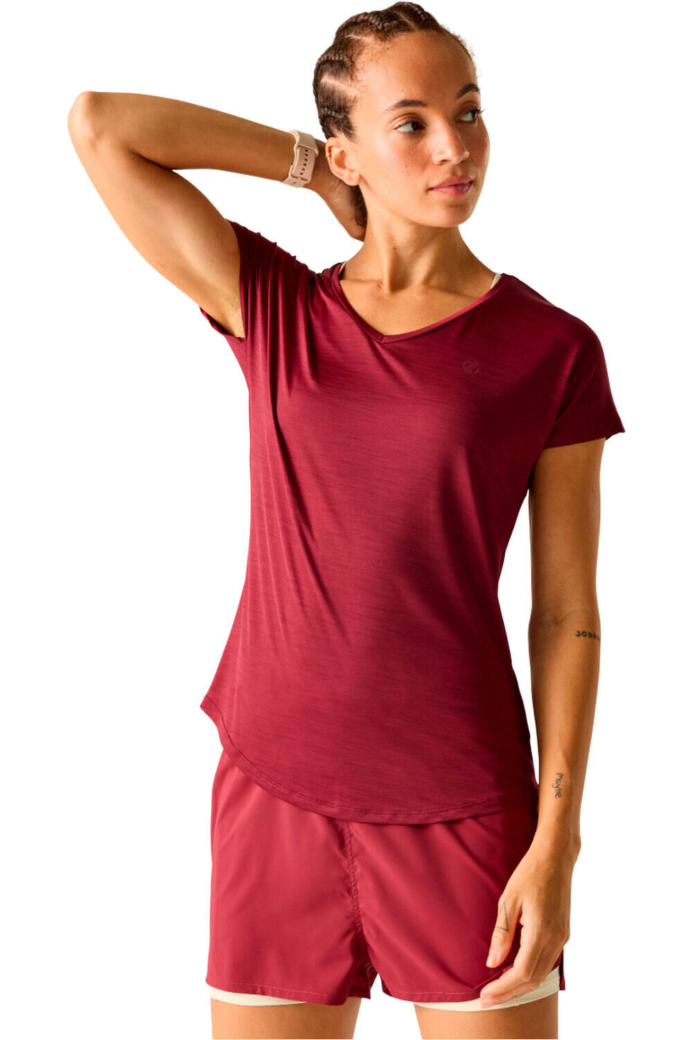 Dare2b camiseta montaña manga corta mujer Vigilant Tee vista frontal